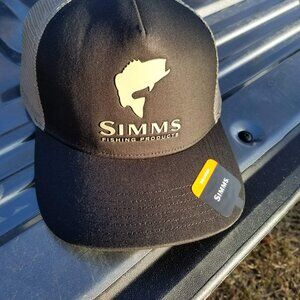 Simms Fishing Double Haul Trucker Black Stone